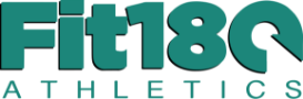 Fit180 Athletics logo with teal text