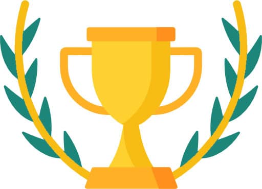 Illustration of a golden trophy